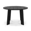 Delta Round Outdoor Dining Table Black