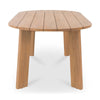 Delta Oval Outdoor Dining Table Natural