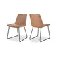 Villa Dining Chair Light Brown - Set Of Two