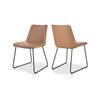 Villa Dining Chair Light Brown - Set Of Two