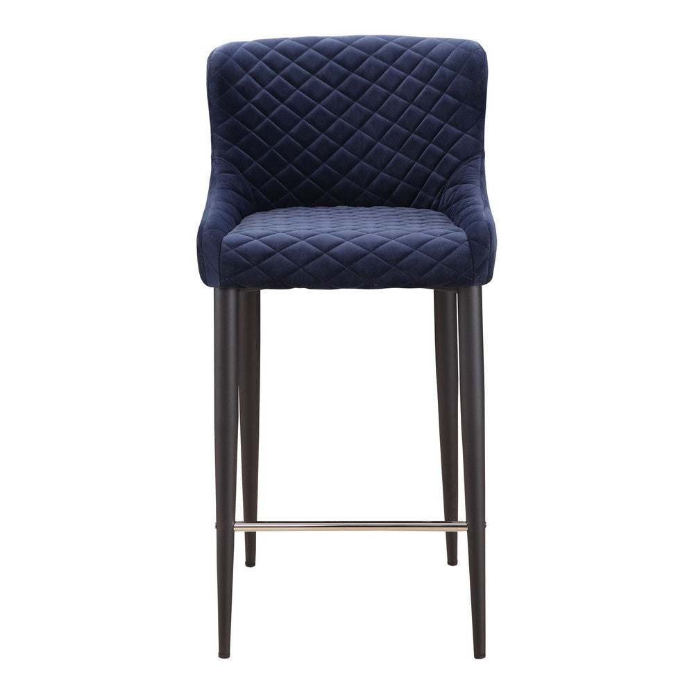 Etta Counter Stool Navy Blue