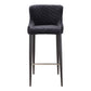 Etta Bar Stool Dark Grey