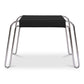 Petra Leather Stool Black