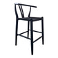 Ventana Counter Stool Black MCN-FG-1018-02