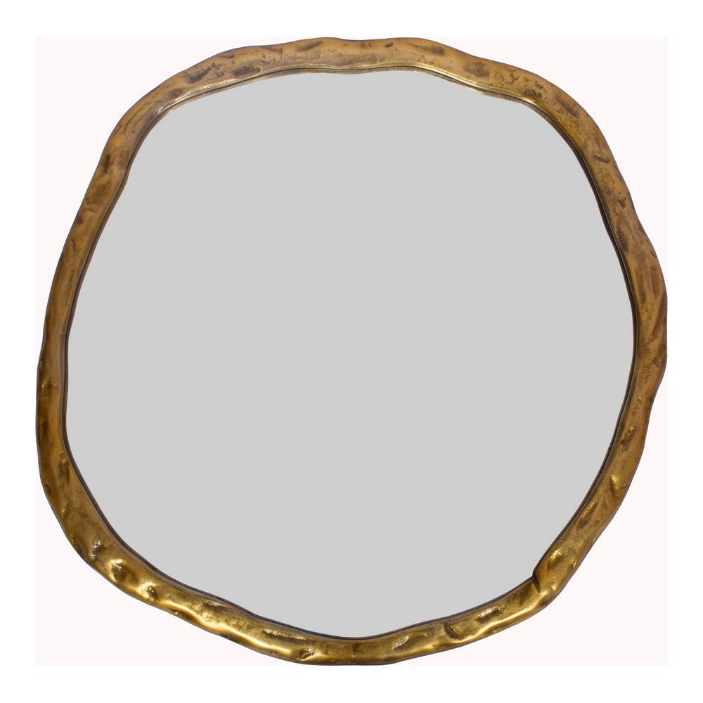 Foundry Large Mirror Gold