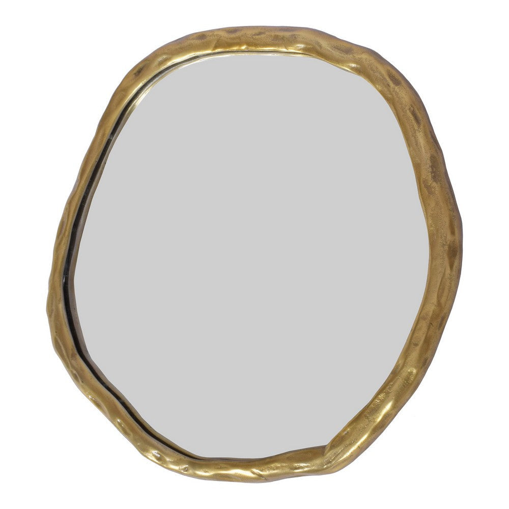 Foundry Small Mirror Gold MCN-FI-1099-32