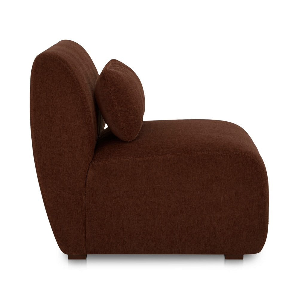 Amelia Slipper Chair Chestnut