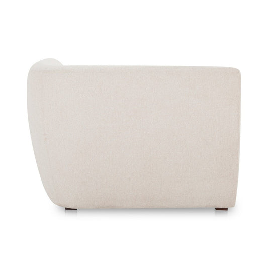 Amelia Corner Chair Warm White