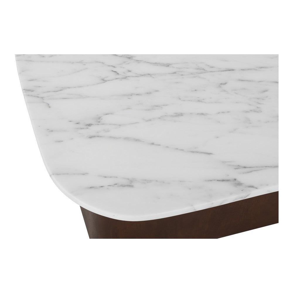 Dash Accent Table White Calacatta Marble MCN-GK-1130-18-0