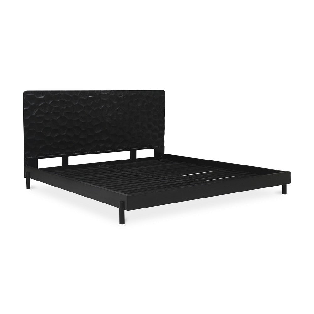 Misaki Queen Bed Black MCN-GZ-1160-02-0