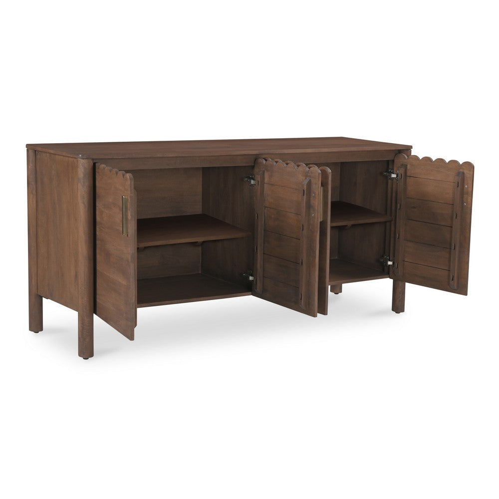 Wiley 4 Door Sideboard Vintage Brown