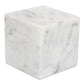 Cora Cube Tabletop Accent Banswara Purple White Marble