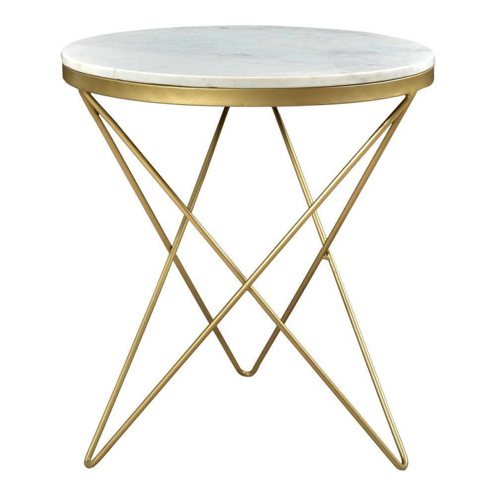 Haley Side Table White MCN-IK-1001-18