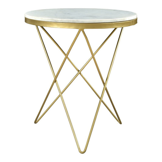 Haley Side Table White