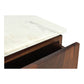 Dominic Nightstand White and Brown MCN-IK-1006-37