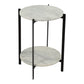 Melanie Accent Table White MCN-IK-1018-18