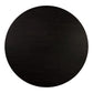 Povera Round Dining Table Black