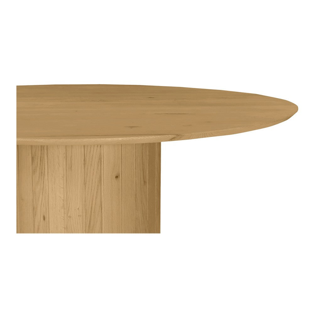 Povera Round Dining Table Natural Oak MCN-JD-1059-24-0