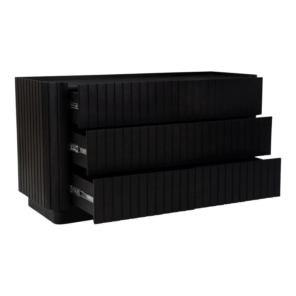 Povera 6 Drawer Dresser Black MCN-JD-1062-02