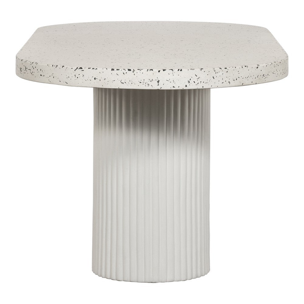 Lyon Outdoor Dining Table Light Grey