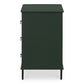 Reagan 3 Drawer Nightstand Deep Green