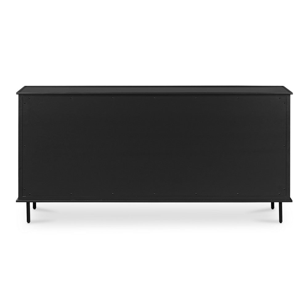 Reagan 6 Drawer Dresser Black MCN-JU-1008-02