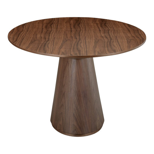 Otago Oval Dining Table Walnut Brown