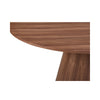 Otago Round 54In Dining Table Walnut Brown MCN-KC-1029-03-0