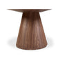 Otago Round 54In Dining Table Walnut Brown