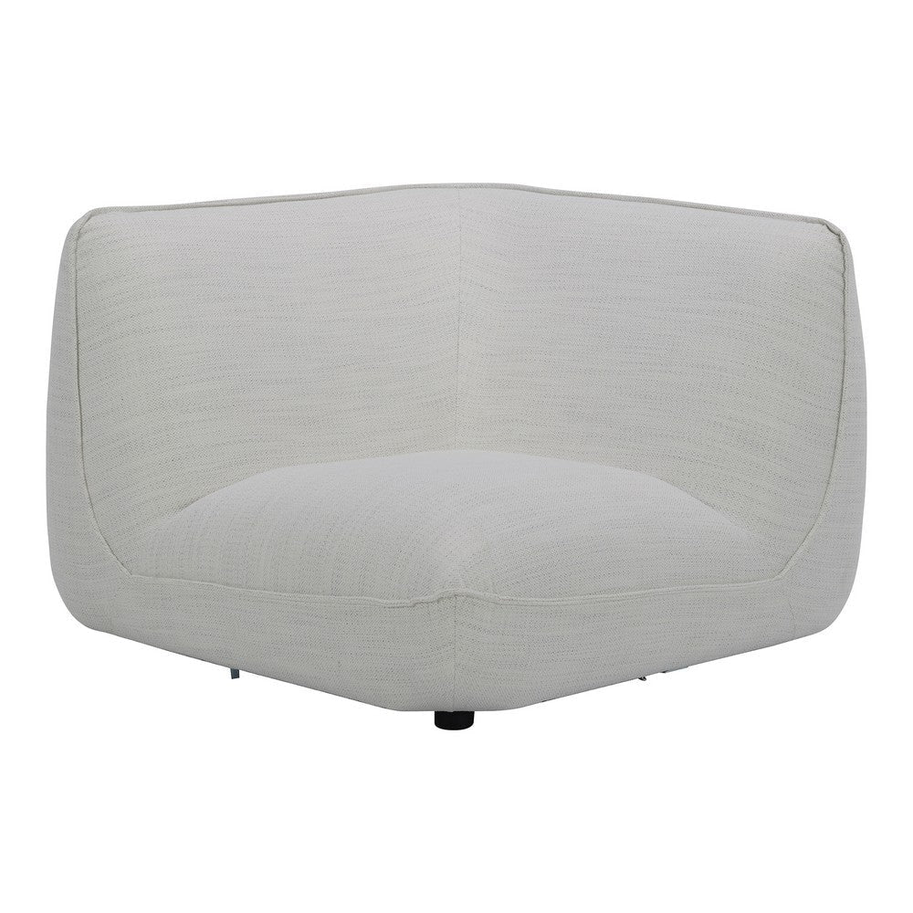 Zeppelin Corner Chair Salt Stone White