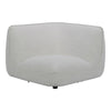 Zeppelin Corner Chair Salt Stone White