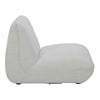 Zeppelin Slipper Chair Salt Stone