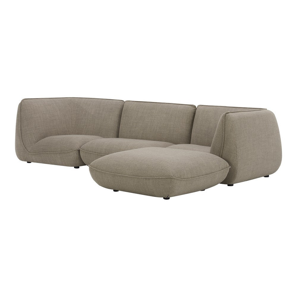 Zeppelin Lounge Modular Sectional Speckled Pumice