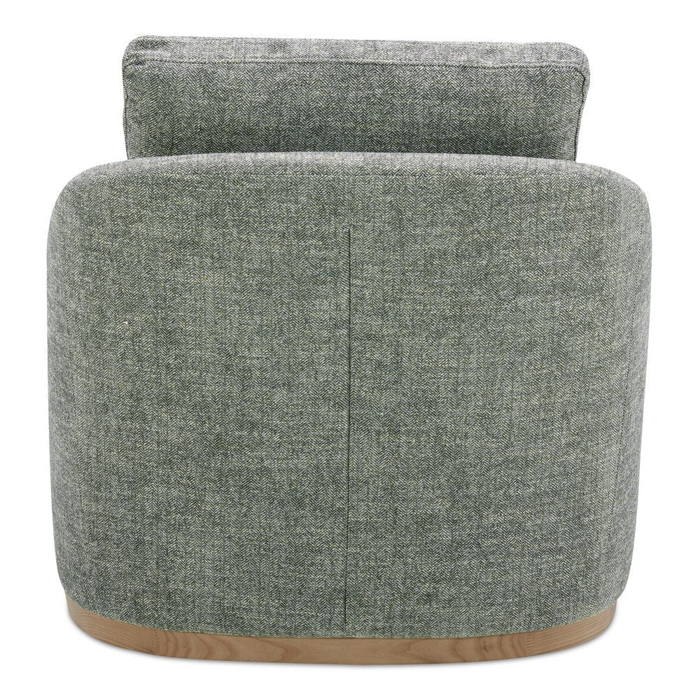 Linden Swivel Chair Slated Moss MCN-KQ-1029-37