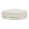 Lowtide Curved Ottoman Warm White