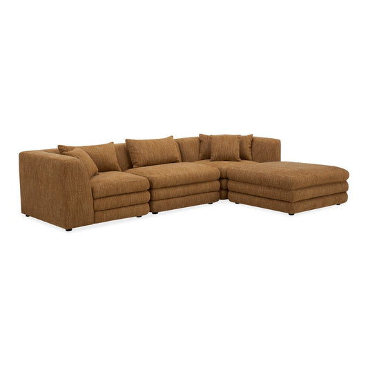 Lowtide Lounge Modular Sectional Amber Glow