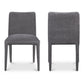 Calla Dining Chair Dark Grey - Set Of Two