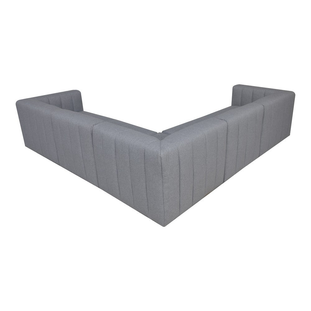 Lyric Classic L-Shaped Modular Sectional Grey