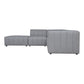 Lyric Dream Modular Sectional Left Grey