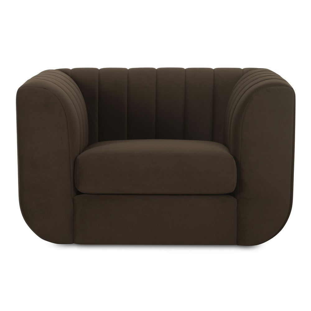 Rosy Lounge Chair Dark Brown