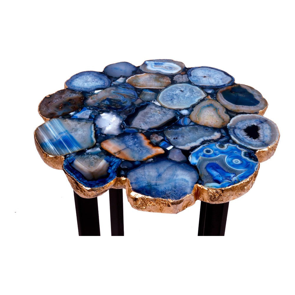 Azul Agate Accent Table MCN-PJ-1011-26