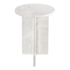 Grace Accent Table White Marble