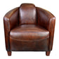 Salzburg Club Chair Dark Brown Leather