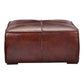 Kapa Ottoman Dark Brown Leather