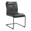 Ansel Dining Chair Onyx Black Leather - Set Of Two MCN-PK-1043-02