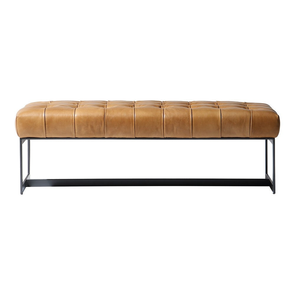 Wyatt Leather Bench