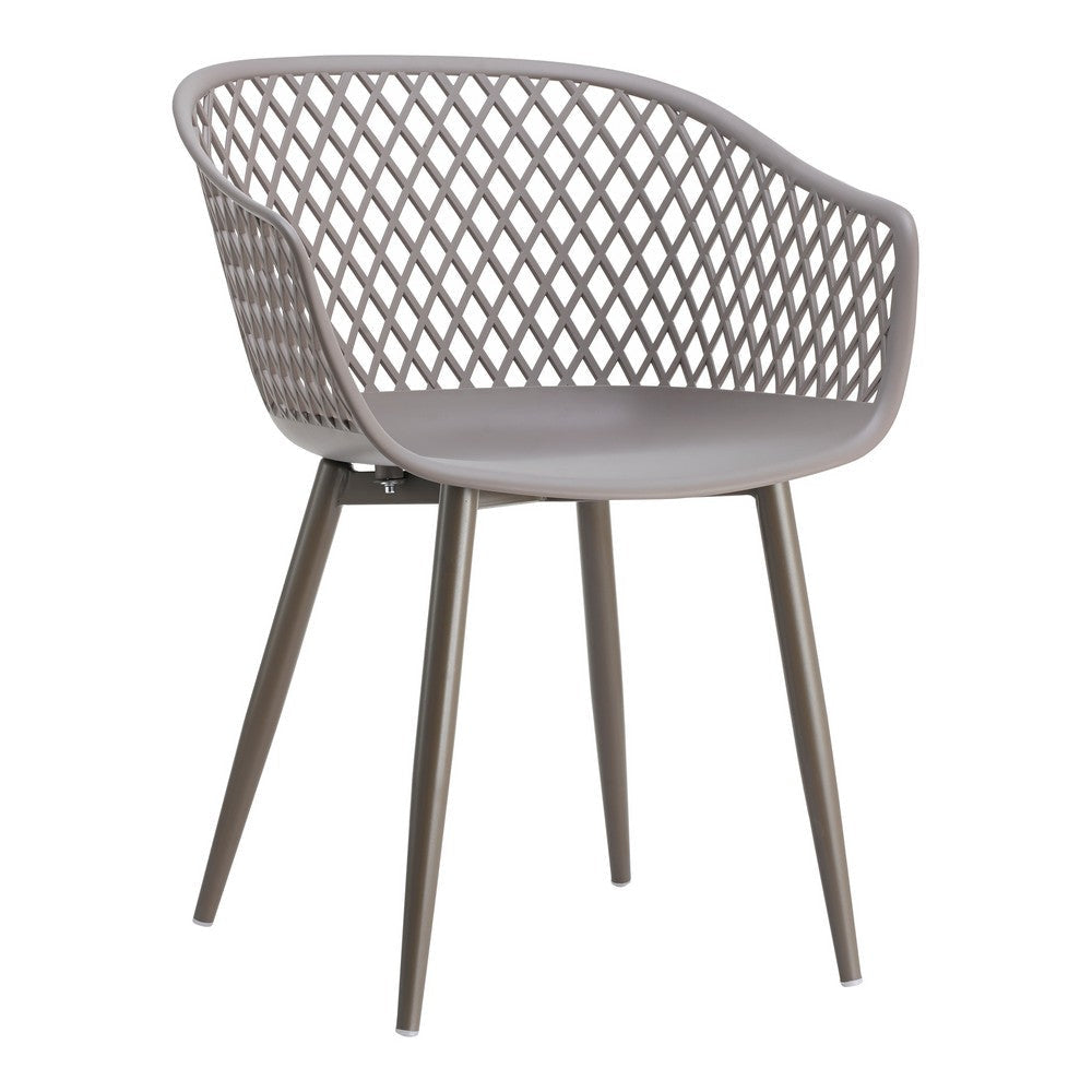 Piazza Outdoor Chair Grey - Set Of Two MCN-QX-1001-15