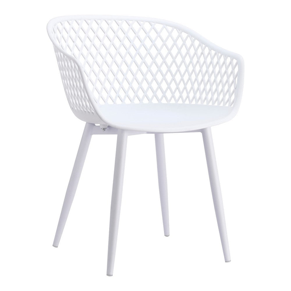 Piazza Outdoor Chair White - Set Of Two MCN-QX-1001-18