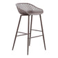 Piazza Outdoor Barstool Grey - Set Of Two MCN-QX-1004-15