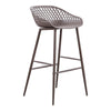 Piazza Outdoor Barstool Grey - Set Of Two MCN-QX-1004-15